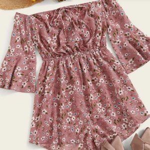 Pink Floral Summer Dress